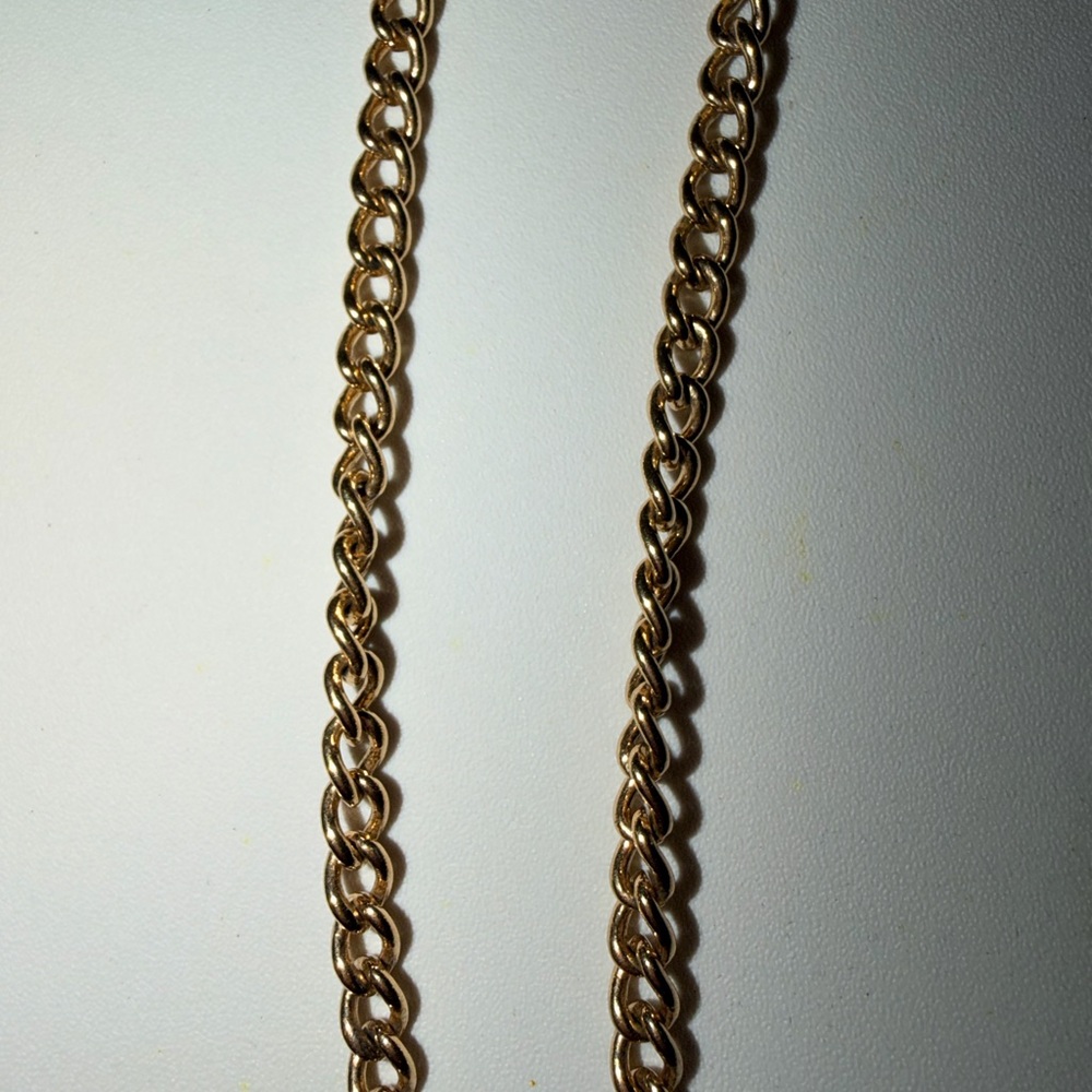 Y2K Lady Luck Juicy Couture Gold Tone Necklace Charm Horseshoe Horse Race 🏇 Vtg - Picture 4 of 8
